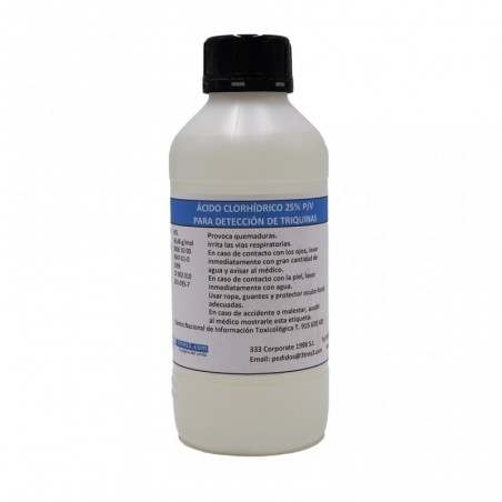 Ácido clorídrico 25 % 1L para detecção de triquinas