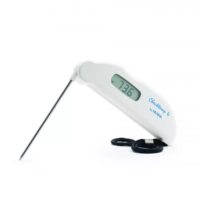 Pocket thermometer with foldable probe Checktemp