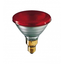 Philips Heat Lamp 100 watt White-Red PAR p/12
