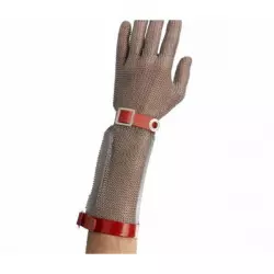 Stainless steel chainmail glove with cuff 20 cm