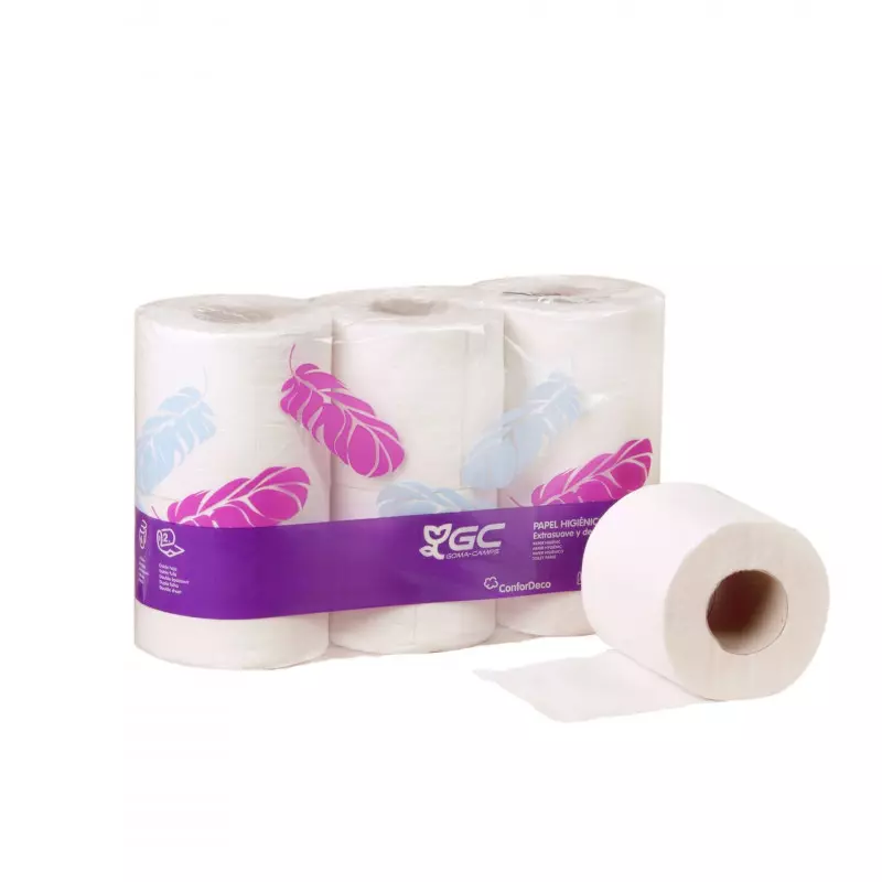 Toilet paper confordeco 6 rolls 34,5 mts