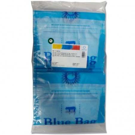 Niebieska torba: worek do pobierania nasienia z filtrem