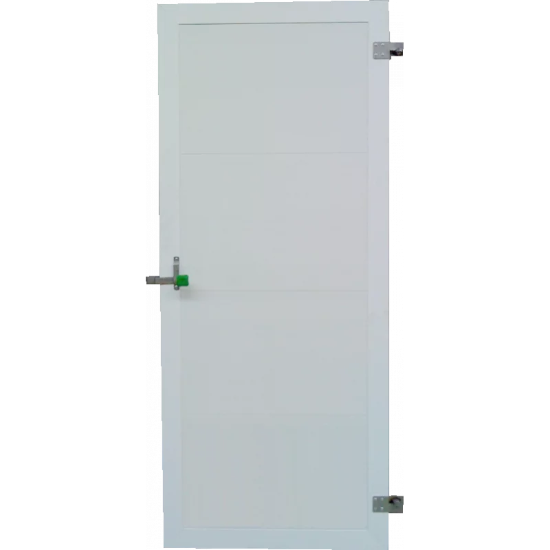Puerta PVC Flat marco aluminio 100 x 200 cm