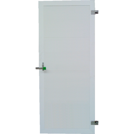 Porta PVC Flat quadro alumínio 100x200 cm