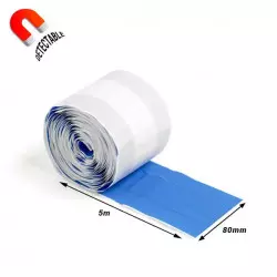 Roll of detectable adhesive bandages 80 mm x 5 m