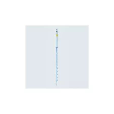 1-ml graduated glass pipette class AS graduation markings in blue type 3