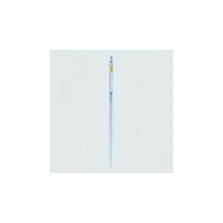 5-ml graduated glass pipette class AS graduation markings in blue type 3