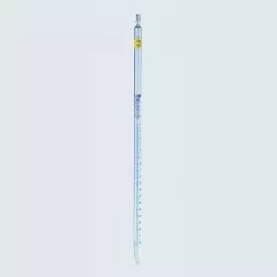 10-ml graduated glass pipette class AS graduation markings in blue type 3