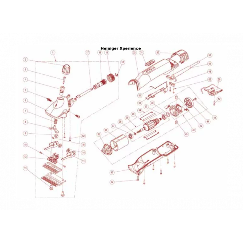 10 10 23 25: Ricambio per Heiniger Xperience/Xplorer/Progress/Delta