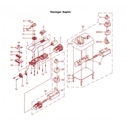 10: Unterlegscheibe 4x05 für Saphir-Schermaschine