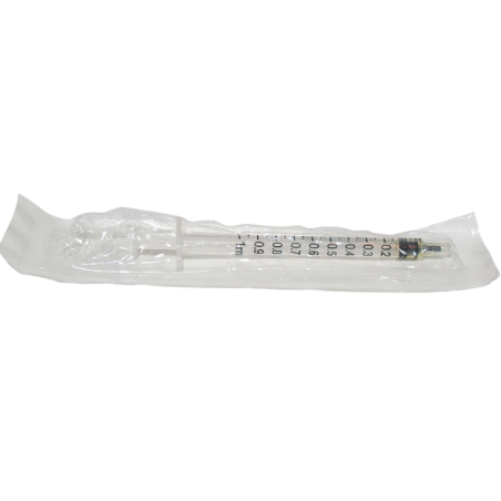 Seringue plastique jetable 1 ml 100 unités