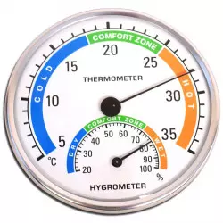 Higrómetro - termómetro