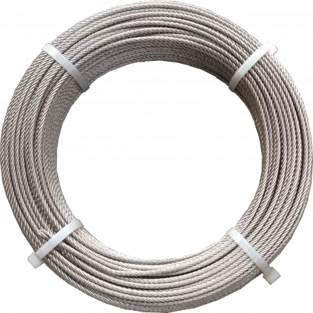 Cable inox rollo 25 m 7x7+0 - Ø3 mm