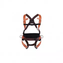 Fall arrester harness with belt - 4 anchorage points