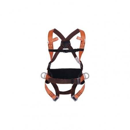 Fall arrester harness with belt - 4 anchorage points