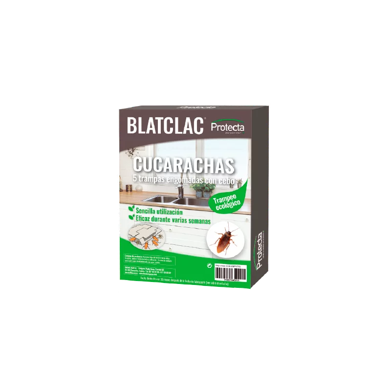 BLATCLAC® Armadilhas de borracha com isco para baratas