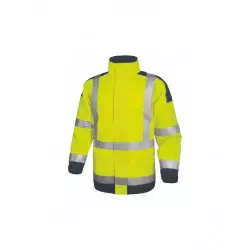 Pu-coating polyester high visibility parka