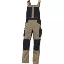 Overalls with suspenders...