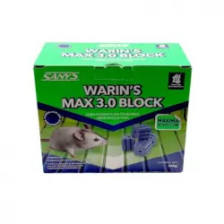 Raticida Warin's Max bloque Brodifacoum 250 g