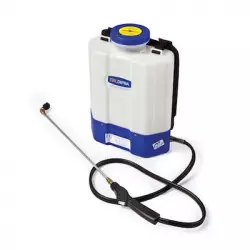 Electric backpack sprayer and rechargeable battery SERENA