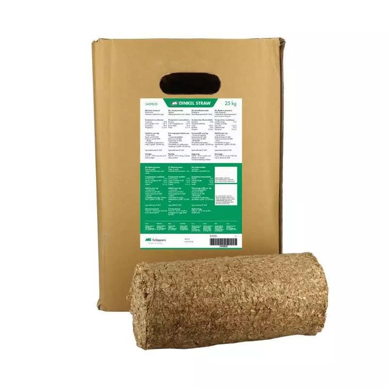 Toy for pigs: natural straw briquettes 25 kg