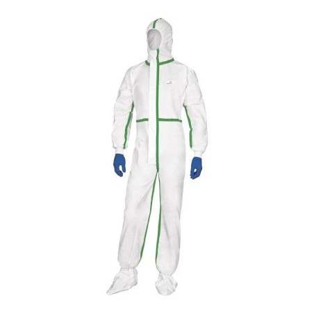 Buzo para protección química Deltatek 5000®-Costuras soldadas