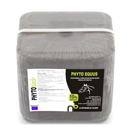 PHYTO EQUUS insect and parasite control mineral block for horses 10kg
