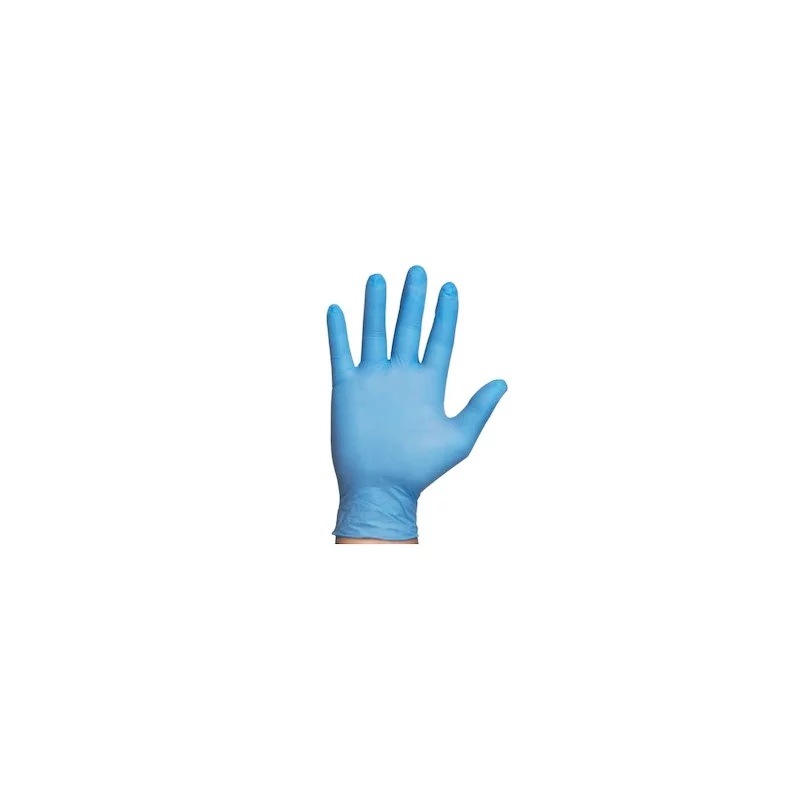 Niebieskie rękawiczki bezpudrowe 100 szt