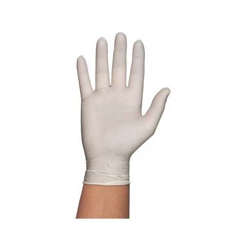 Non-powdered latex gloves 100 units