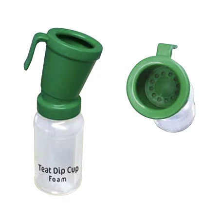 Foam action teat disinfectant bottle with metal valve 300 ml