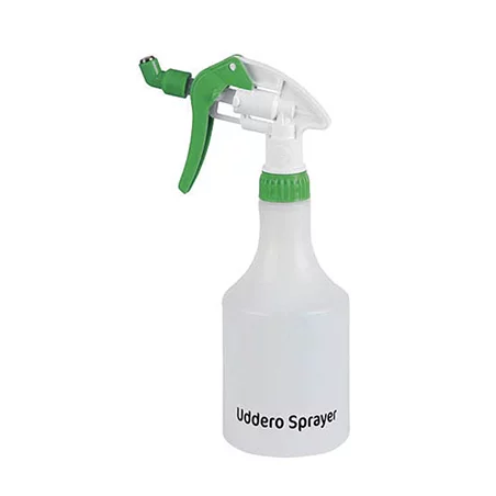 Ampolla desinfecció de mugrons broquet metàl·lic giratori 500 ml