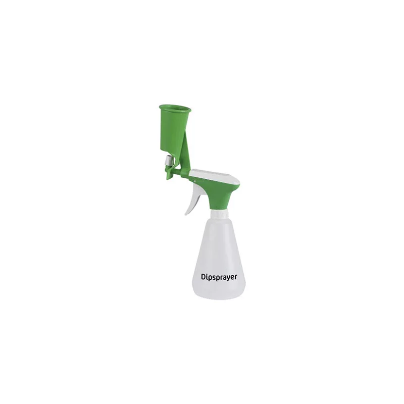 Teat disinfection bottle with rotating plastic mouth with teat cup 500 ml