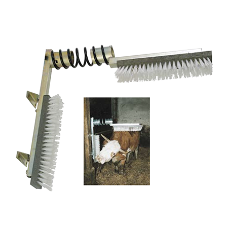 Cow scratching brushes