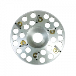 Widia aluminum disc with 6 tungsten blades Ø120 mm