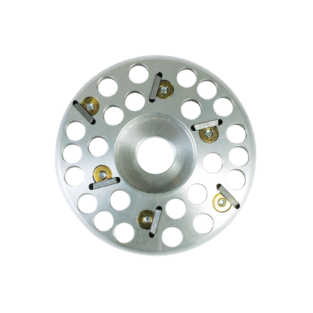 Disco in alluminio con 6 denti in tungsteno Widia Ø120 mm