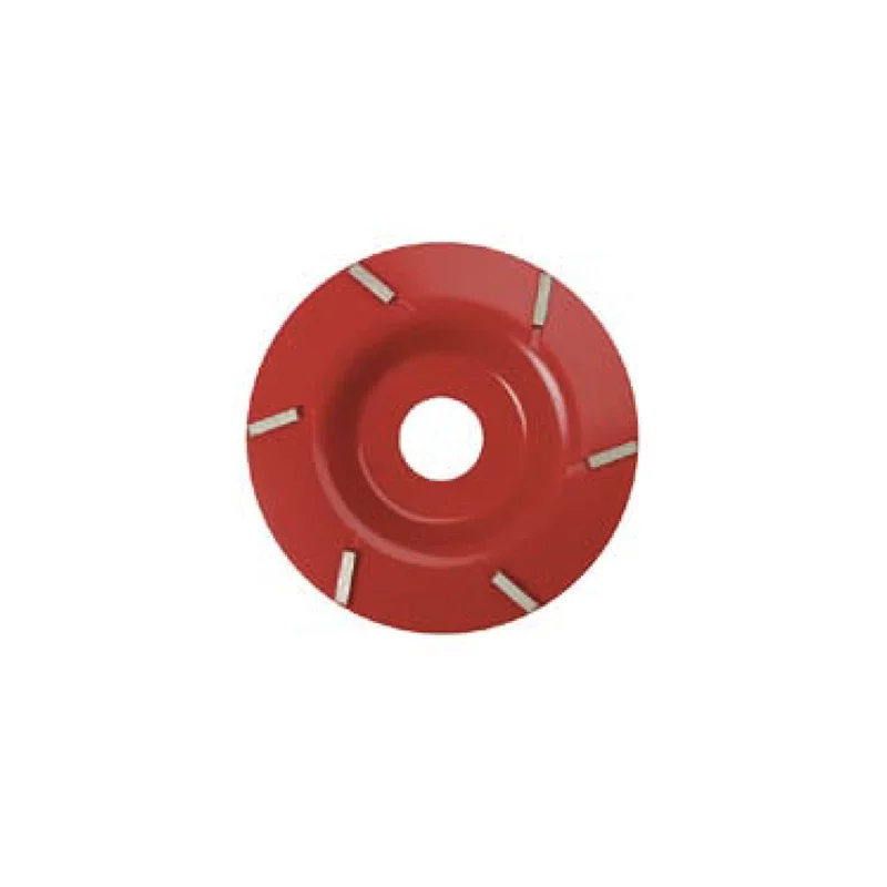 Disco de acero rojo con 6 dientes de Tungsteno de Widia Ø125 mm