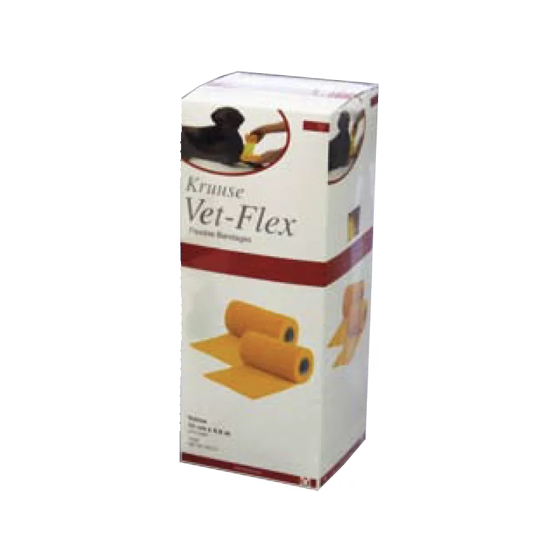 Elastyczny bandaż samoprzylepny Vet-Flex o długości 4.5 m pudełko po 10 sztuk