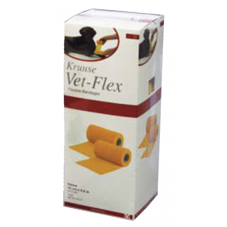 Bande adhésive souple Vet-Flex longueur 4.5 m boîte de 10 unités