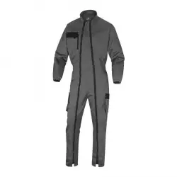 Delta Plus work coverall in polyester / cotton - Mach2 double zip closure