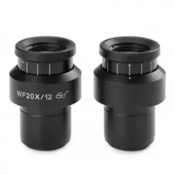 Par de oculares HWF20x/12 mm para microscópio Euromex NexiusZoom 