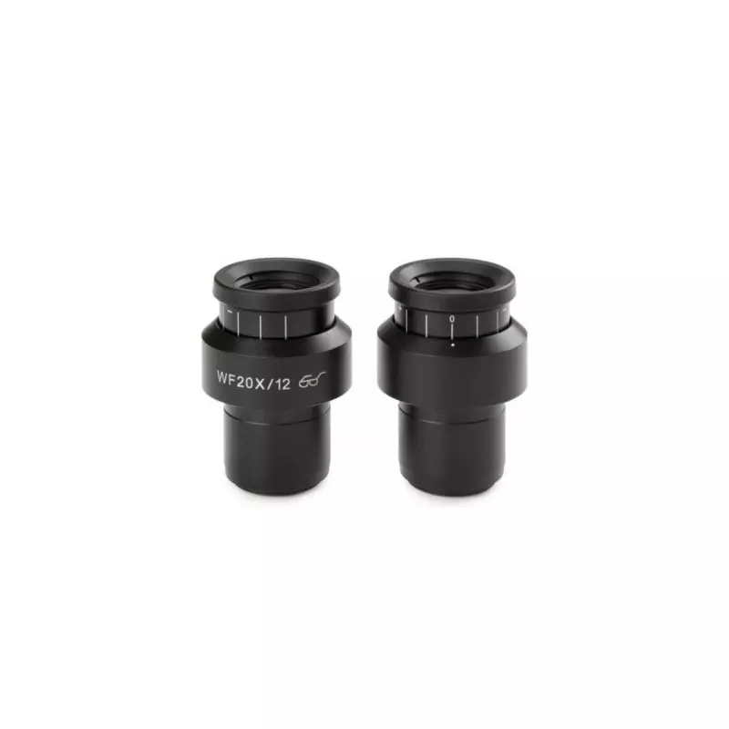 Paire d'oculaires HWF20x/12 mm pour microscope Euromex NexiusZoom