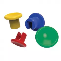 Kit of 4 plunger Buttons for NJ Phillips Ezi-Grip Injector 25ml-50 ml