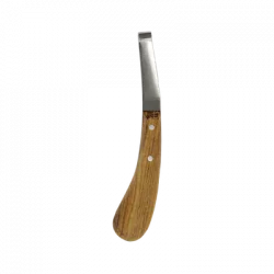Standard hoof knife wooden handle