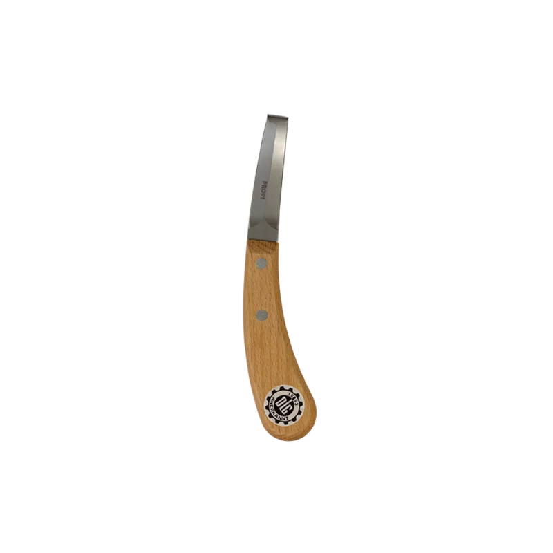 Profi hoof knife with wooden handle