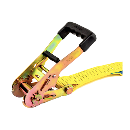 Esticador /cinta aperto Ponsa com tensor de rodas dentadas para amarrar cargas 50 mm 8.5 m e gancho aberto