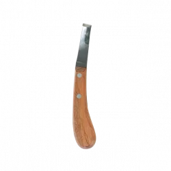 HAUPTNER hoof knife with wooden handle