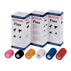 Bande VETEUR Flex adhésive flexible rouge 4.5 m 10 pcs