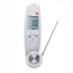 Termómetro por infrarrojos Testo 104 IR con punta de penetración especial para alimentos