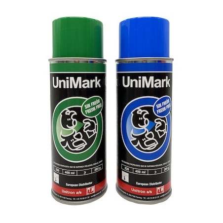 Unimark esprai marcador per a bestiar 400 ml diversos colors