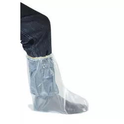 Polythene boot-covers with ruber band 50 pcs
